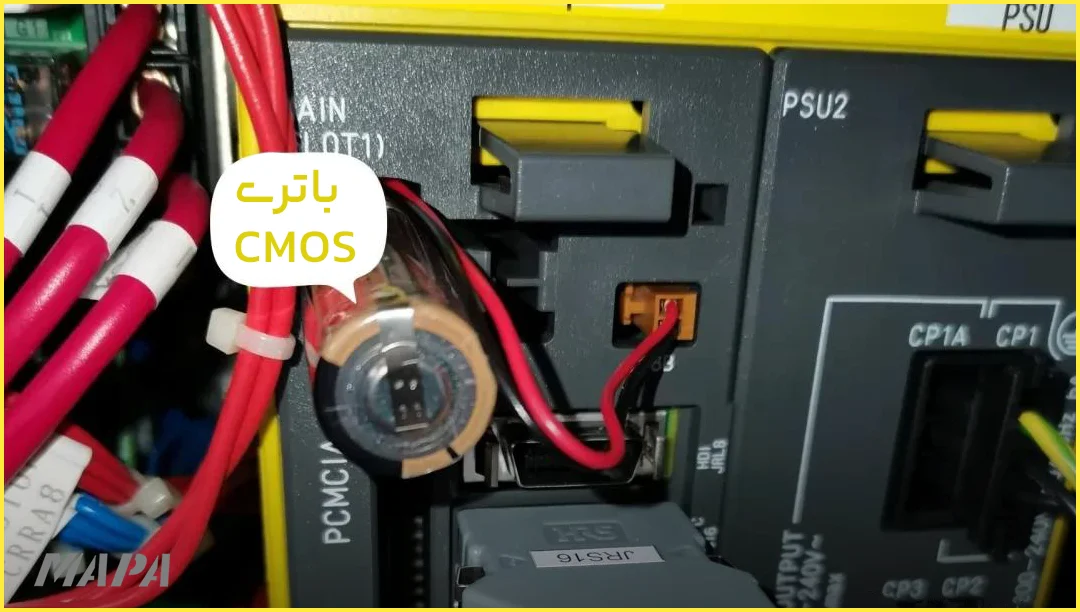یکی از علل بوت نشدن و بالا نیامدن کنترلر فانوک میتواند باتری CMOS باشد