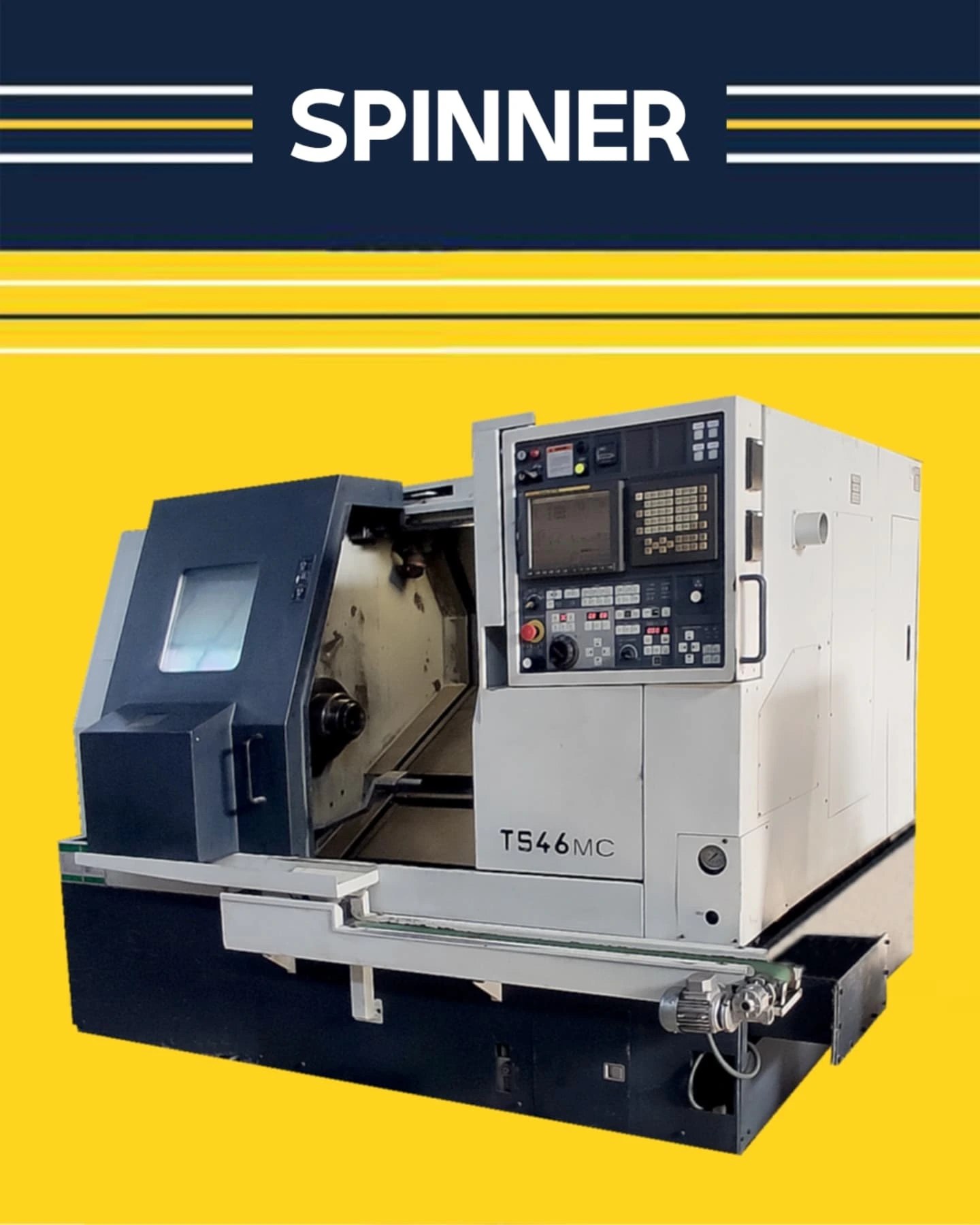 دستگاه CNC تراش Spinnerمدل TS46MC