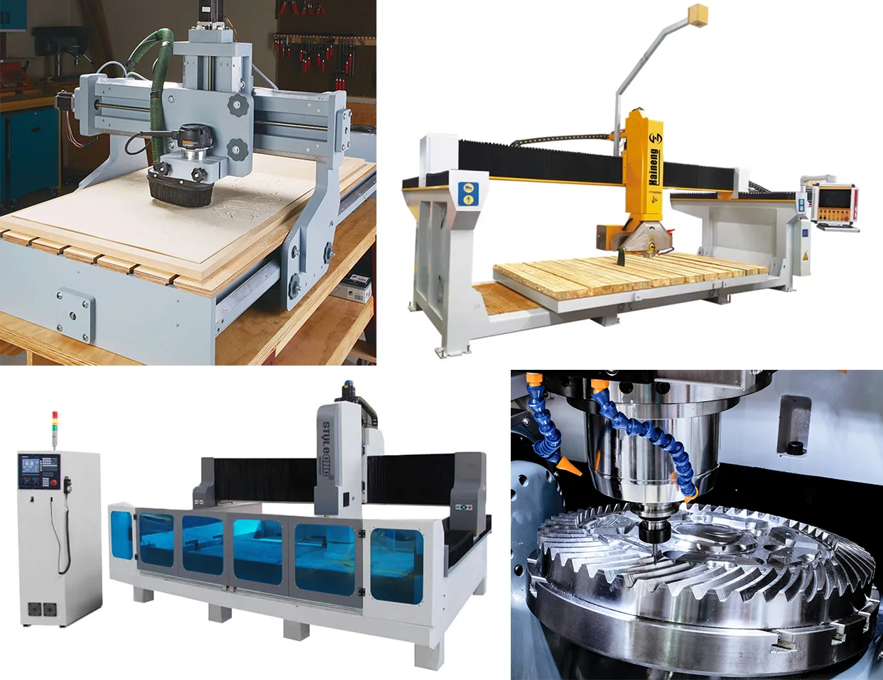 کاربردهای مختلف دستگاه cnc