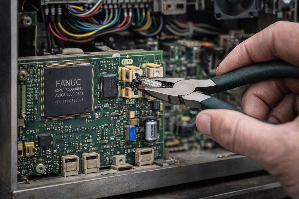 مقایسه خرابی نرم‌افزاری و سخت‌افزاری کنترلر CNC